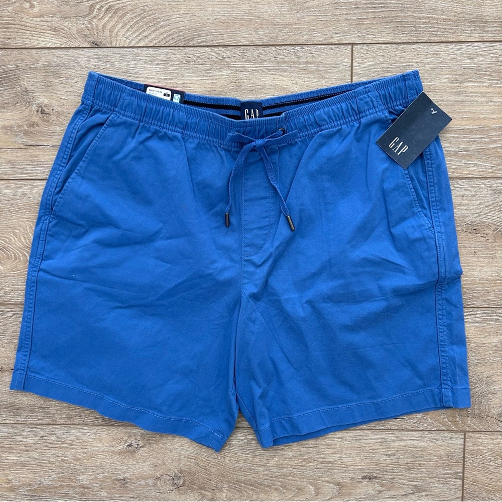 GAP PullOn Relaxed Fit Mens Shorts Sz XL Drawstring Pockets Cotton Casual‎ NEW